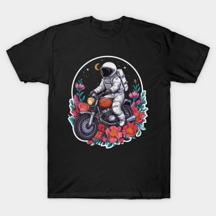 astronauts ride motobike T-Shirt